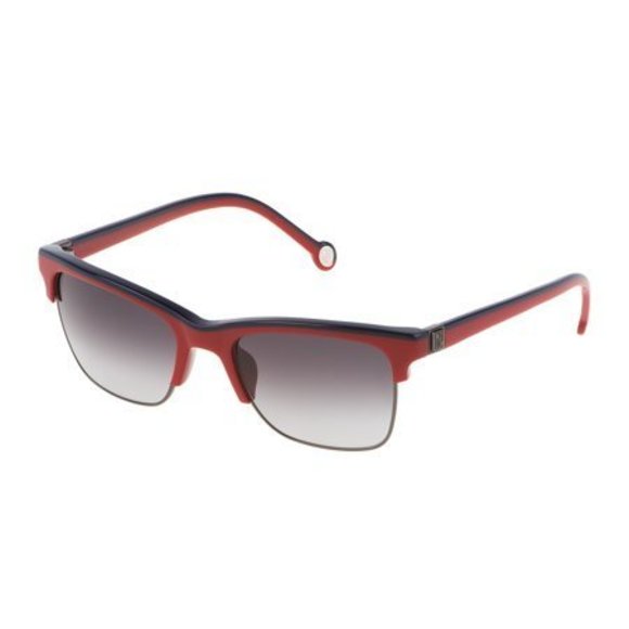 Carolina Herrera Women's Half Rim Red Sunglasses - Picture 1 of 1